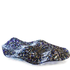 Wave Ellisse Blue Flakes Centerpiece