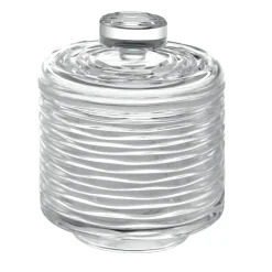 Wave Pattern Jewelry Box in Crystal