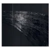 Waves Black Highloss Plaster Decorative Panel