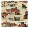 Western Vintage Cowboy and Horses Wallpaper