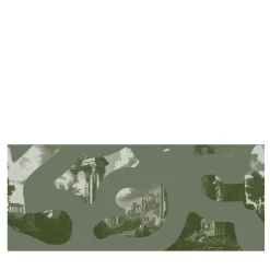 Whispers of Forgotten Past Sage Green Edition Wallpaper by Magnus Gjoen