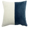 White and Blue Carré Bis Cushion