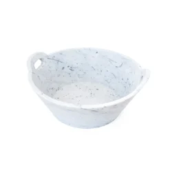 White Carrara Marble Basket