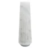 White Carrara Marble Tall Vase by Jacopo Simonetti