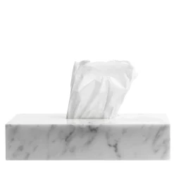 White Marble Tissue Box