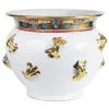 White Mosaic Cachepot