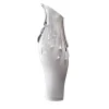 White Pearls Murano Glass Vase