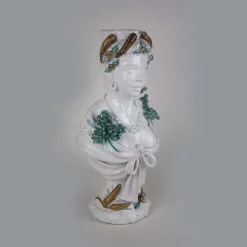Winter Ceramic Bust Sculpture