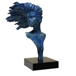 Woman in The Wind Sculpture