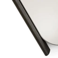 Wood Eye Small Mirror with Solid Oak Frame