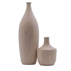 Wooden Sculptural Bottles Set #2