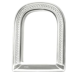 Woven Detailing Sterling Silver Frame
