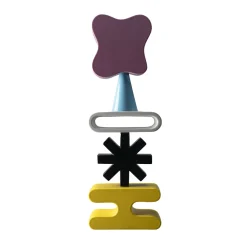 Yellow and Pink Totem by Karim Rashid