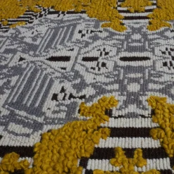 Yellow Flower Garden Rug