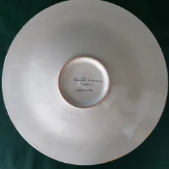 Yellow Peacock Feather ⌀ 35 cm Decorative Plate