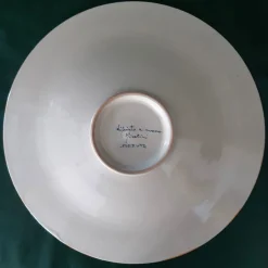 Yellow Peacock Feather ⌀ 40 cm Decorative Plate