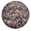 Zaira Exotic Floral and Animal Round Rug #2
