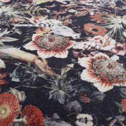 Zaira Exotic Floral and Animal Round Rug #1