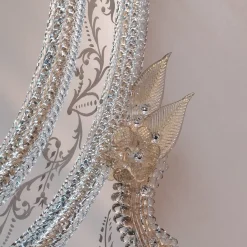 Zeus Gold Murano Glass Mirror by Fratelli Tosi