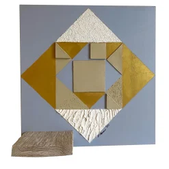 Ziggurat Decorative Panel and Shelf by Mascia Meccani