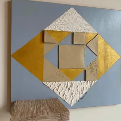 Ziggurat Decorative Panel and Shelf by Mascia Meccani