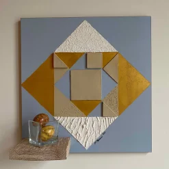 Ziggurat Decorative Panel and Shelf by Mascia Meccani