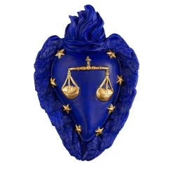 Zodiaco Libra Ceramic Heart