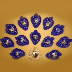 Zodiaco Pisces Ceramic Heart