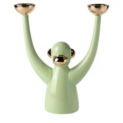 Zoe Green Candle Holder