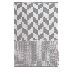 Zoom Gray & White Blanket by Emilio Salvatore Leo